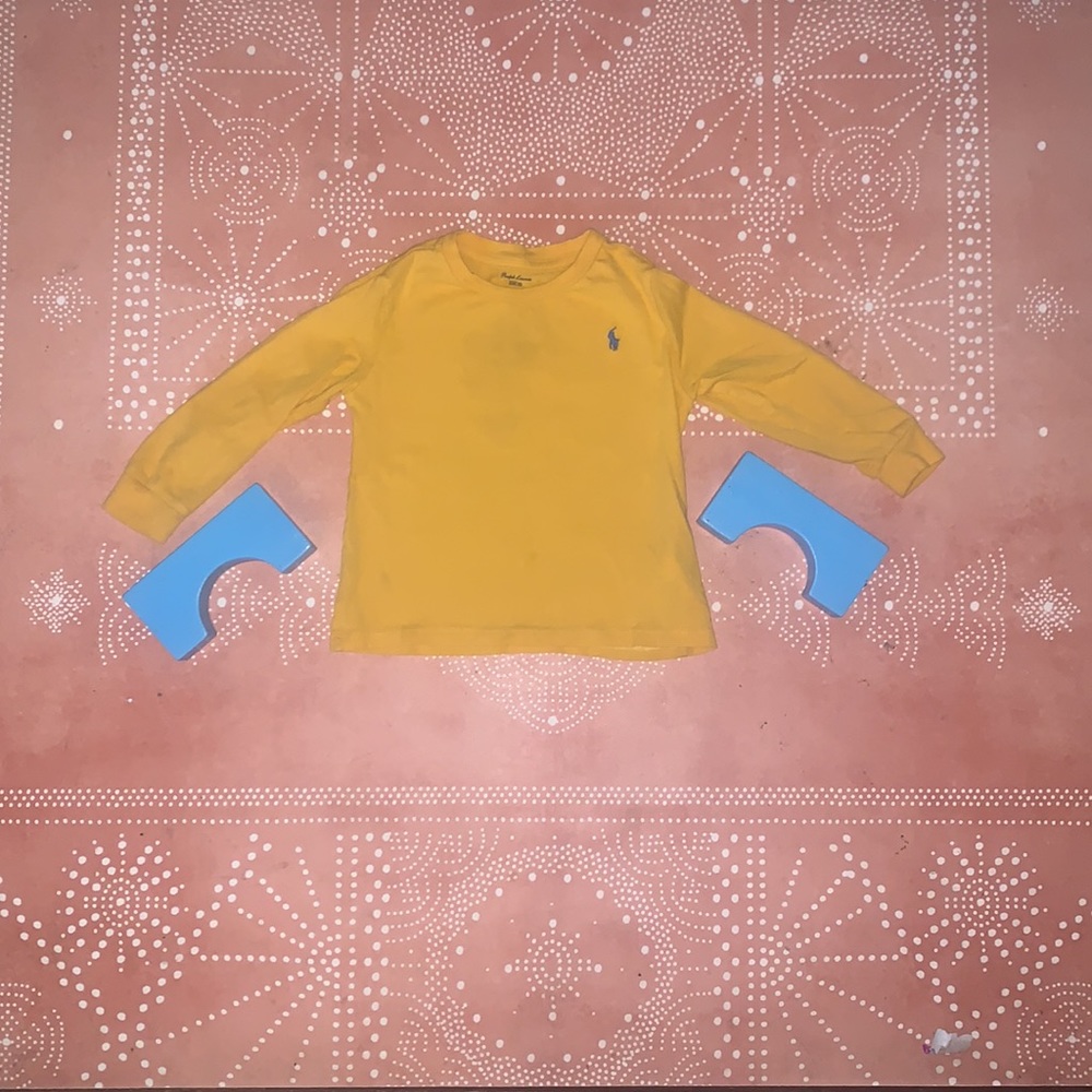 NWOT Ralph Lauren Butter Yellow long sleeve t-shirt